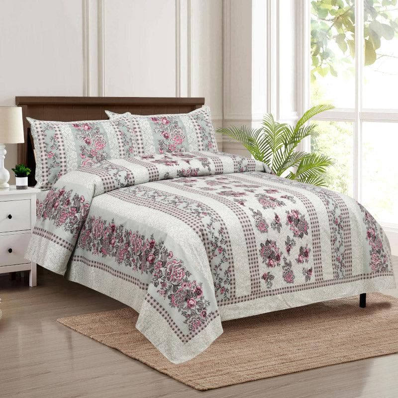 Buy Maharani Mahal Bedsheet - White Bedsheets from Vaaree