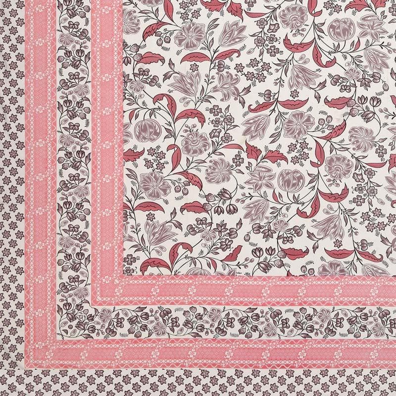 Buy Bedsheets - Mahika Printed Bedsheet - Pink at Vaaree online