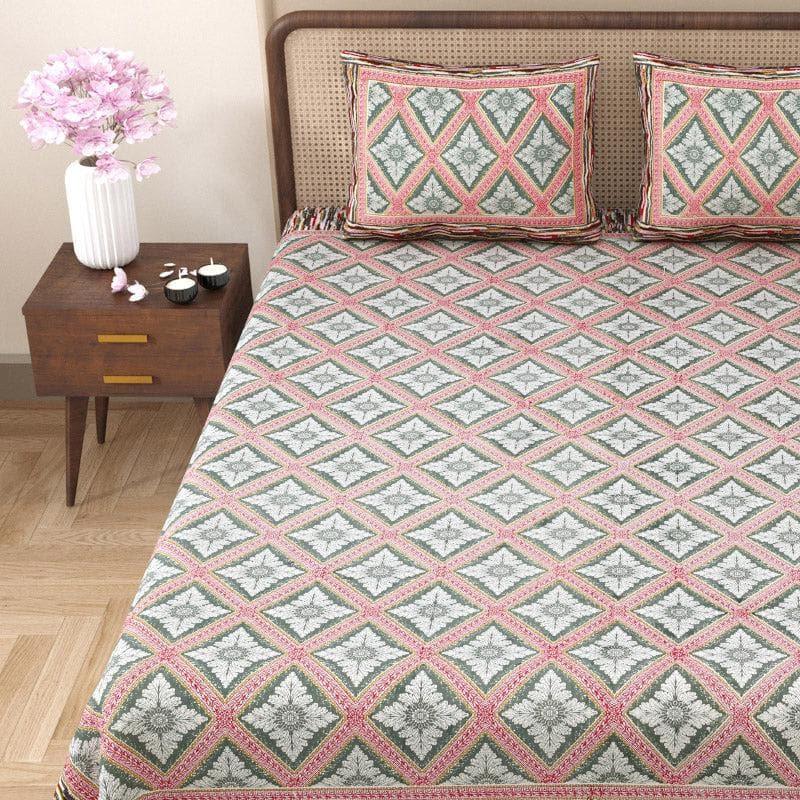 Buy Maitreya Bedsheet - Rose Bedsheets from Vaaree