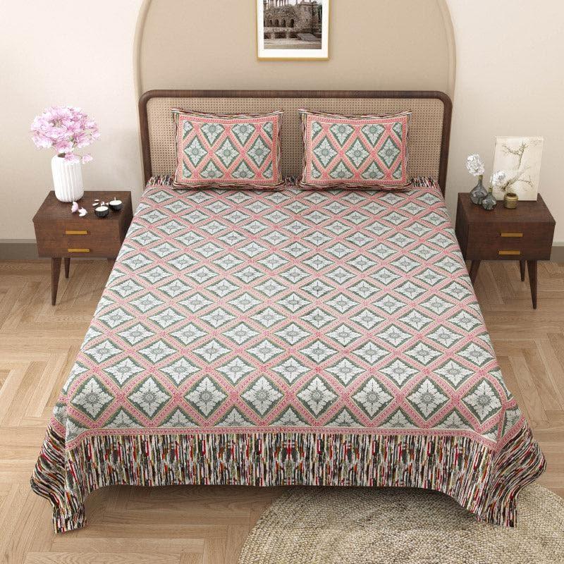 Buy Maitreya Bedsheet - Rose Bedsheets from Vaaree