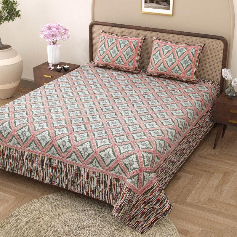 Buy Maitreya Bedsheet - Rose Bedsheets from Vaaree