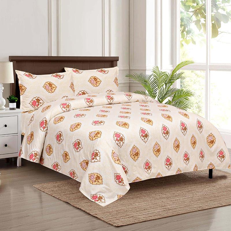 Buy Malikeya Printed Bedsheet - Red Bedsheets from Vaaree