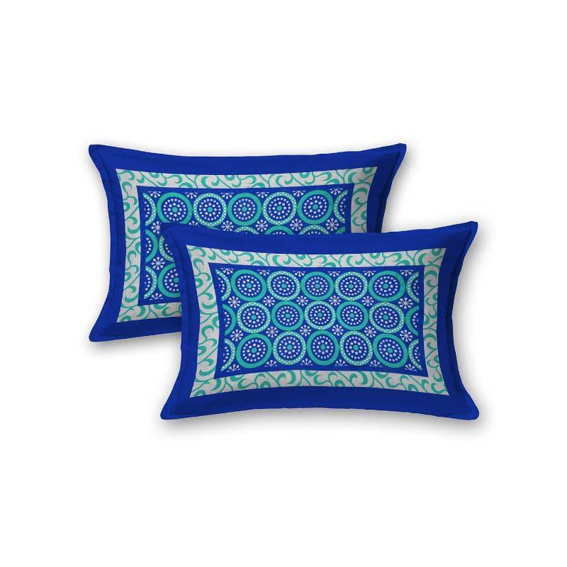 Buy Mandala Bedsheet - Blue Bedsheets from Vaaree