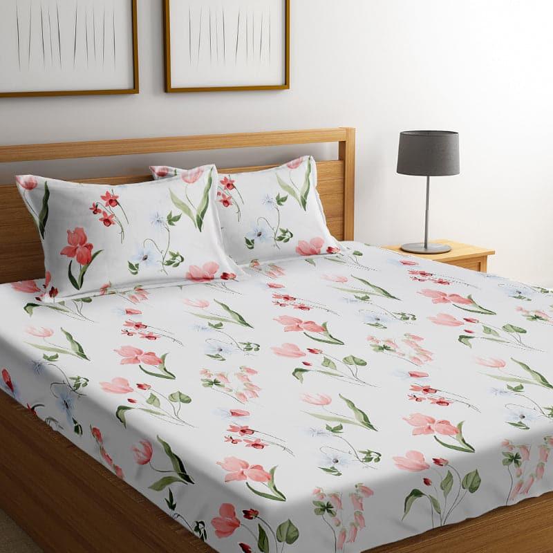 Buy Maribou Floral Bedsheet Bedsheets from Vaaree