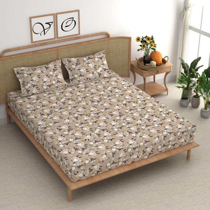 Buy Marjerie Floral Bedsheet Bedsheets from Vaaree