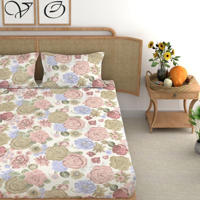 Buy Marlene Flowery Bedsheet Bedsheets from Vaaree