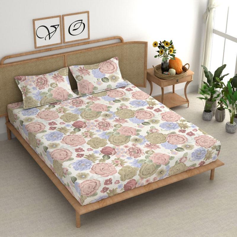 Buy Marlene Flowery Bedsheet Bedsheets from Vaaree