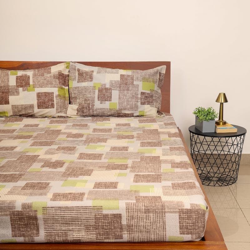 Buy Mauved Patches Bedsheet Bedsheets from Vaaree