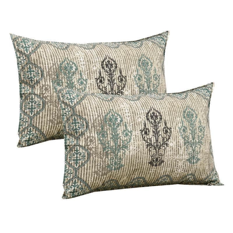 Buy Mayurankh Printed Bedsheet - Green Bedsheets from Vaaree