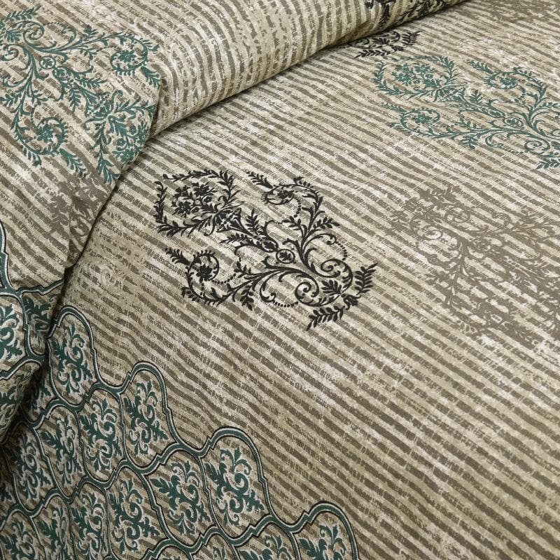 Buy Mayurankh Printed Bedsheet - Green Bedsheets from Vaaree