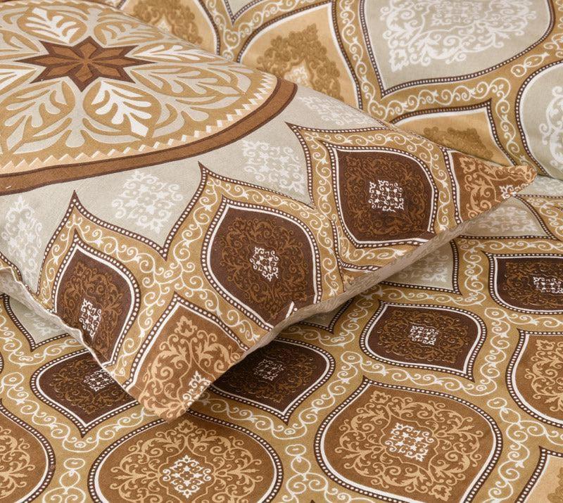 Buy Mayuri Ethnic Bedsheet - Brown Bedsheets from Vaaree