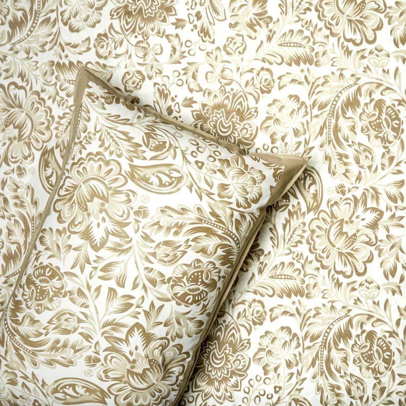 Buy Micola Floral Printed Bedsheet - Brown Bedsheets from Vaaree