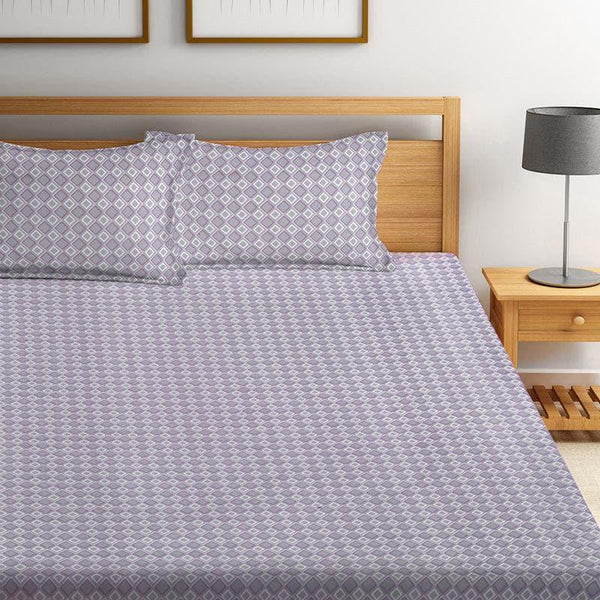 Buy Milly Checkered Bedsheet - Grey Bedsheets from Vaaree