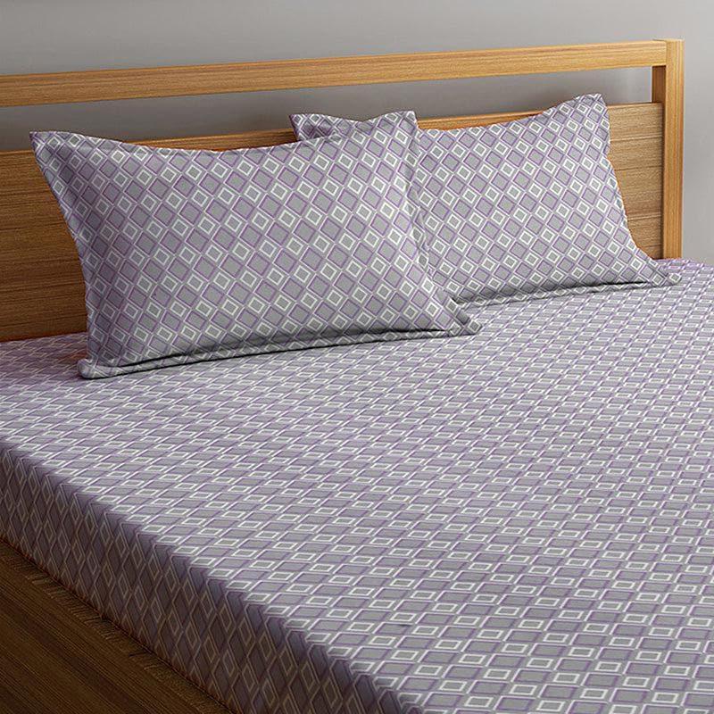 Buy Milly Checkered Bedsheet - Grey Bedsheets from Vaaree