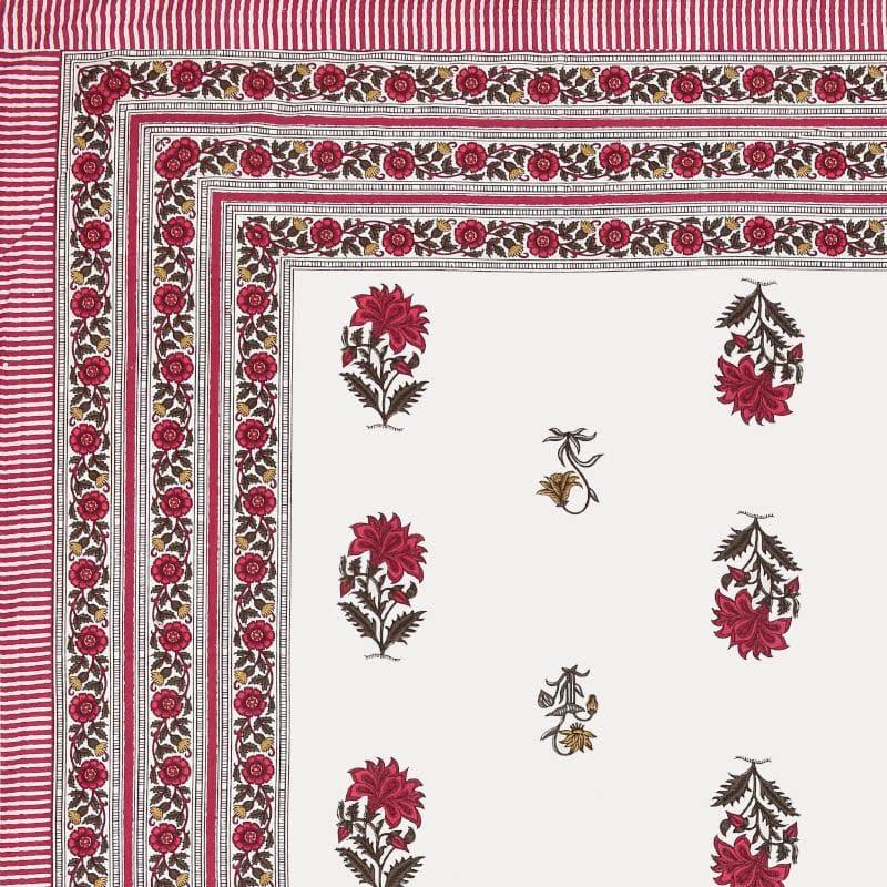 Buy Miren Floral Bedsheet - Red Bedsheets from Vaaree