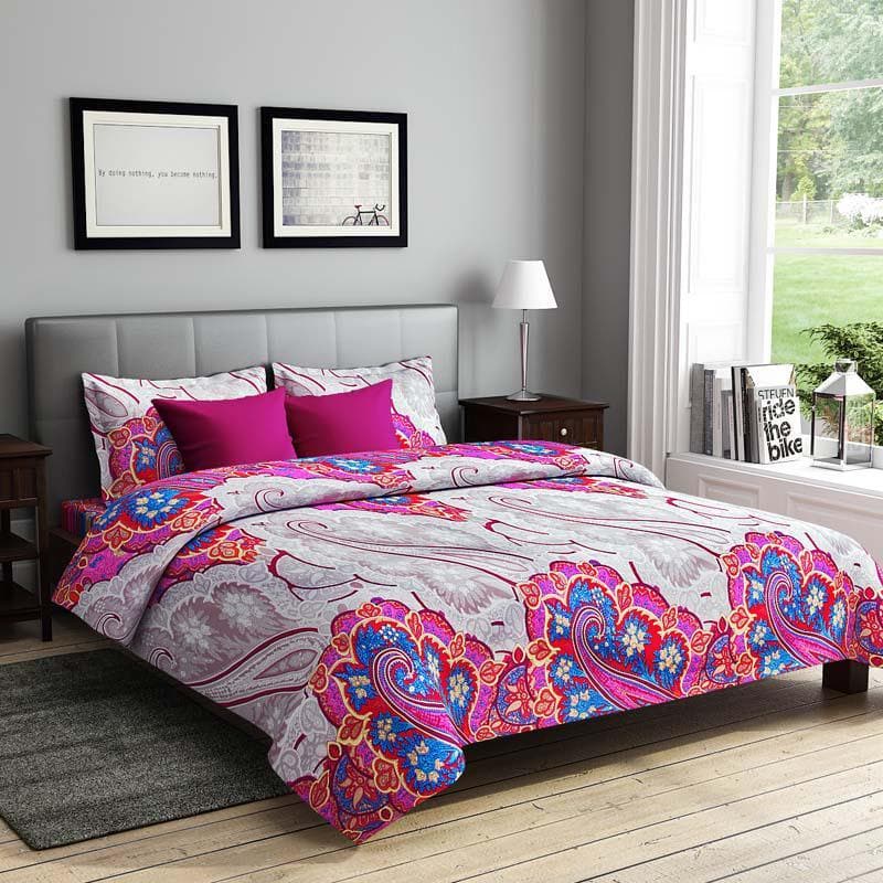 Buy Misae Vibrant Bedsheet Bedsheets from Vaaree