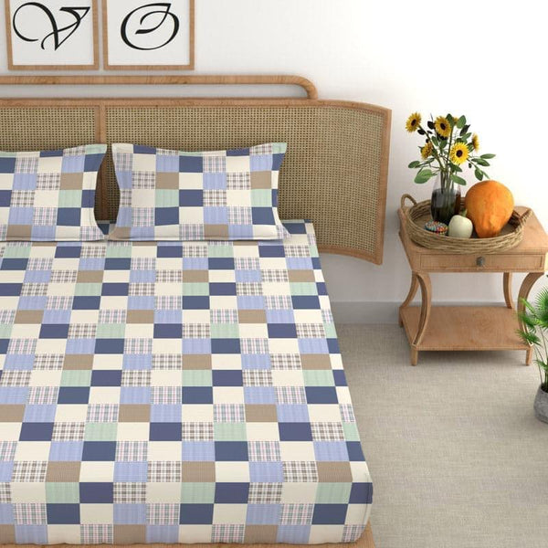 Bedsheets - Monicana Geometric Bedsheet