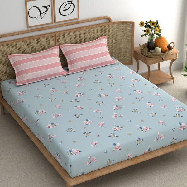 Buy Monifa Floral Bedsheet Bedsheets from Vaaree