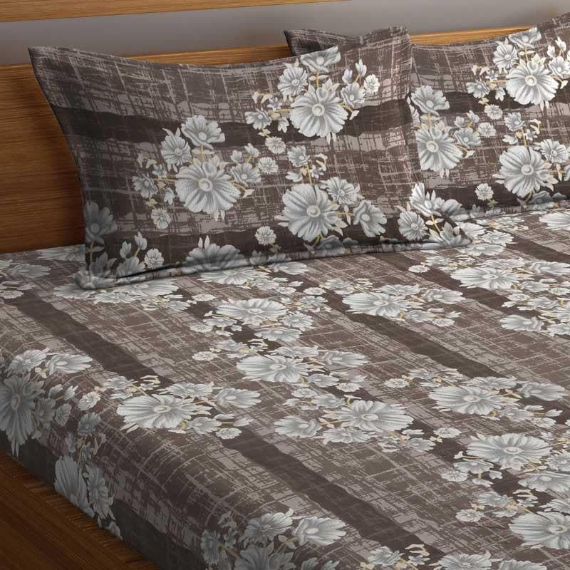 Buy Moonbeam Magnolias Bedsheet Bedsheets from Vaaree