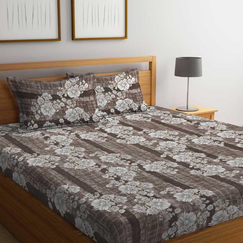 Buy Moonbeam Magnolias Bedsheet Bedsheets from Vaaree