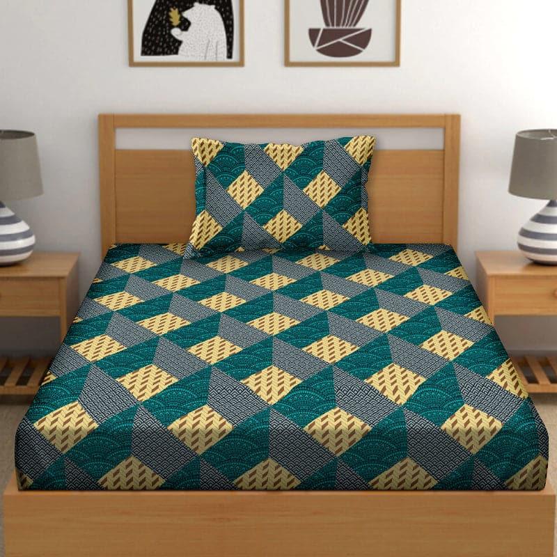 Buy Morgana Geometric Bedsheet Bedsheets from Vaaree