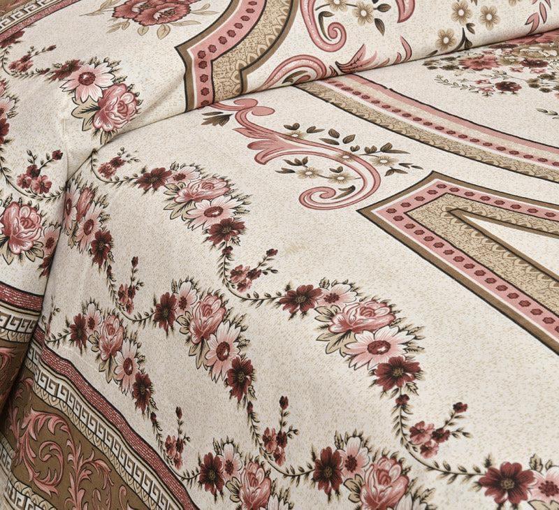 Buy Mridankhi Ethnic Bedsheet - Pink Bedsheets from Vaaree