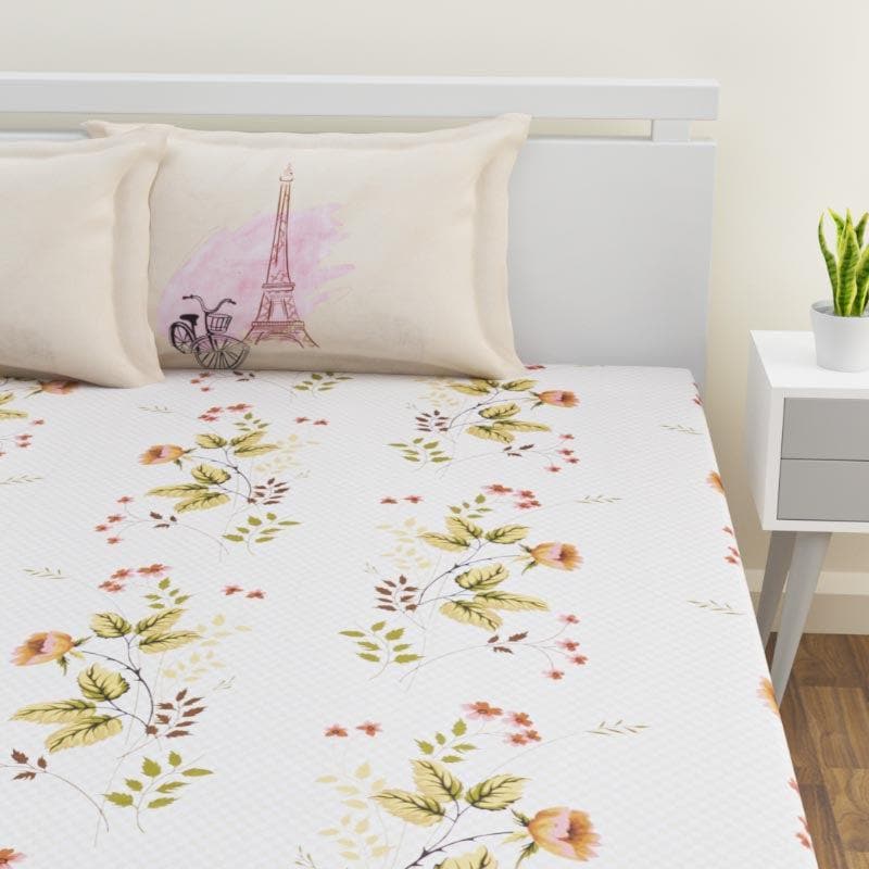 Buy Mritika Printed Bedsheet - Pink Bedsheets from Vaaree