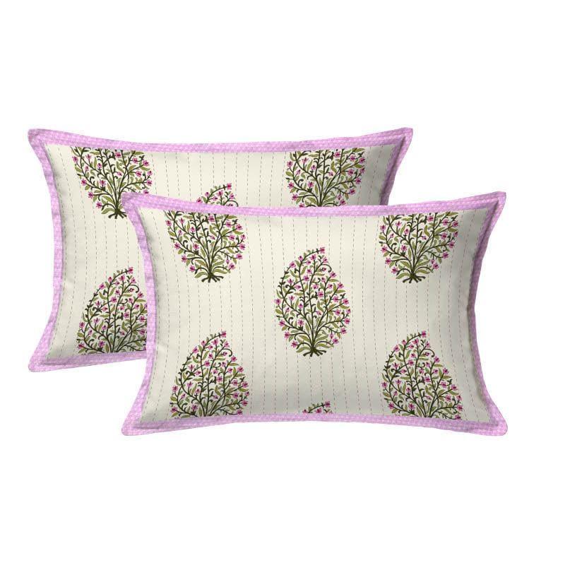 Buy Mughal Floral Bedsheet - Purple Bedsheets from Vaaree