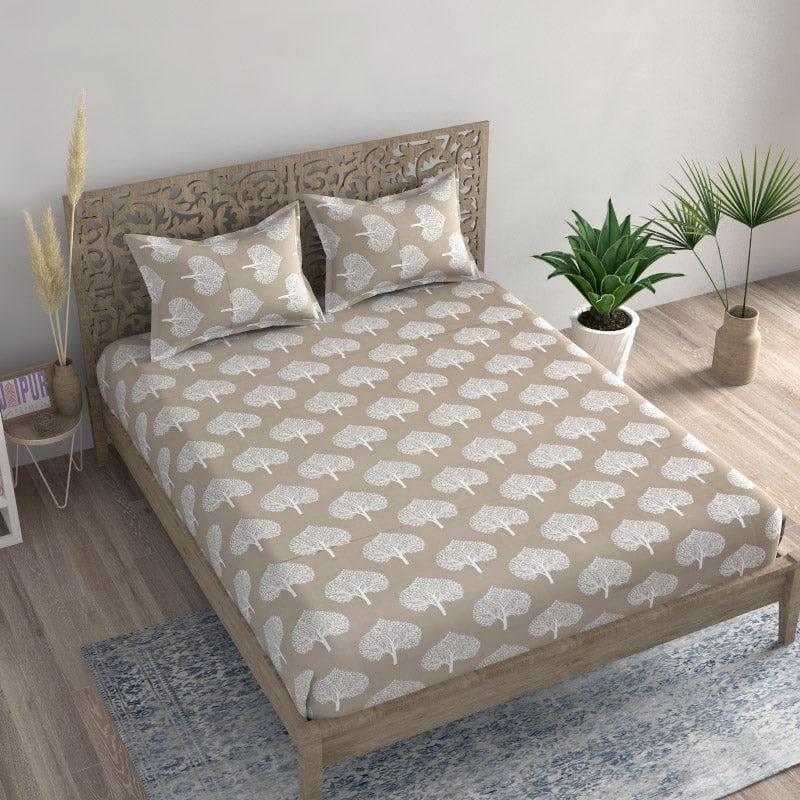 Buy Mundra Bedsheet - Brown Bedsheets from Vaaree