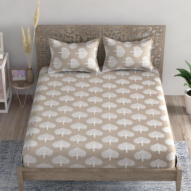 Buy Mundra Bedsheet - Brown Bedsheets from Vaaree