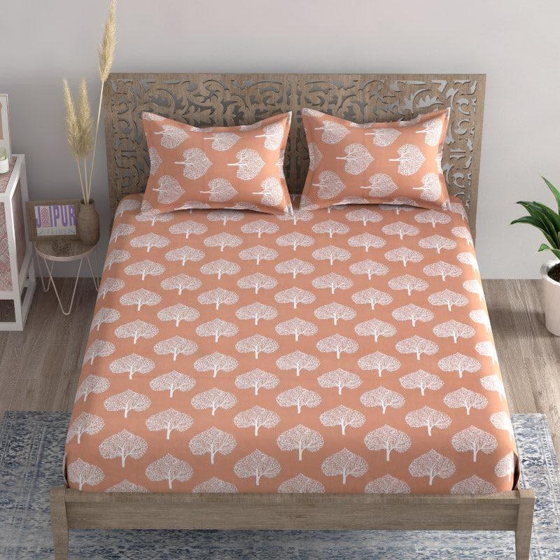 Buy Mundra Bedsheet - Orange Bedsheets from Vaaree