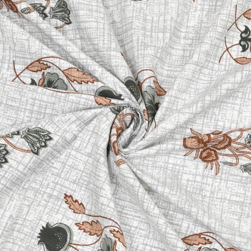 Buy Mustafa Printed Bedsheet - Grey Bedsheets from Vaaree