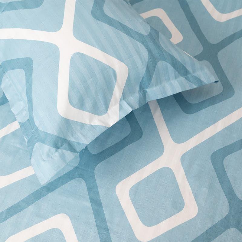 Buy Nannia Neo Bedsheet - Blue Bedsheets from Vaaree