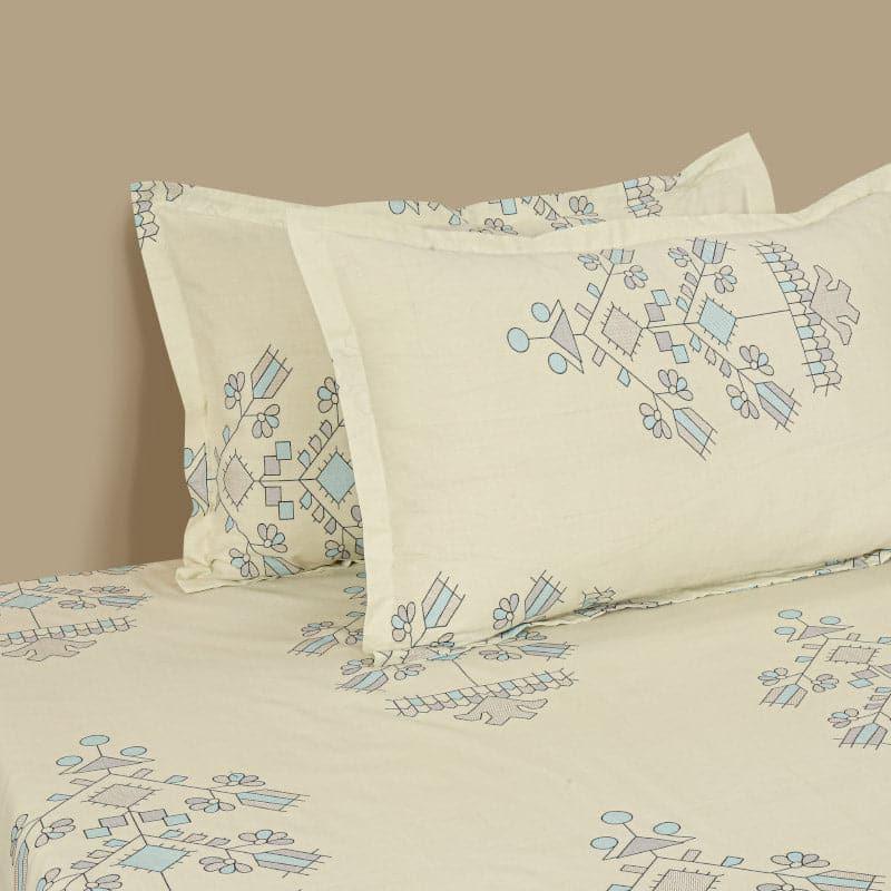 Buy Navae Floral Bedsheet - Yellow Bedsheets from Vaaree