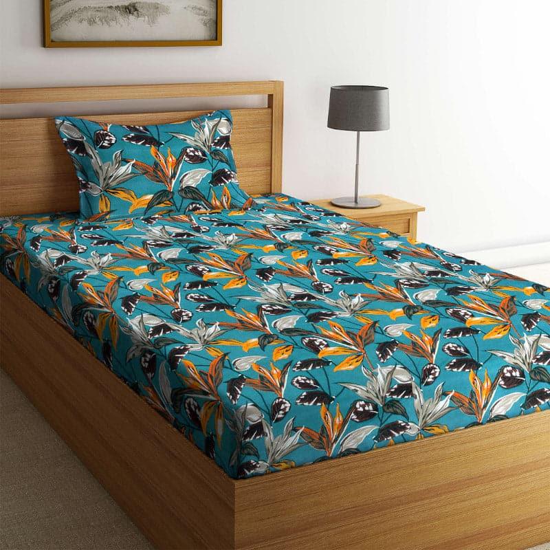 Buy Neela Floral Bedsheet Bedsheets from Vaaree