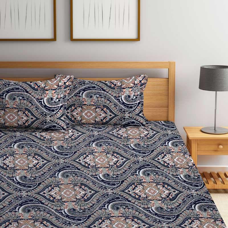 Buy Nightfall Narcissus Bedsheet Bedsheets from Vaaree