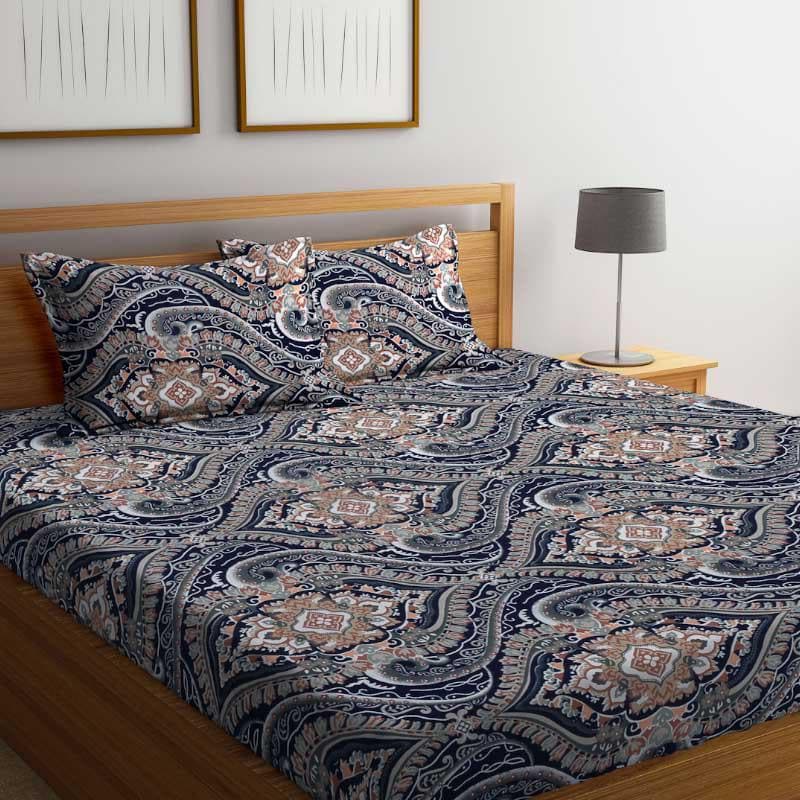 Buy Nightfall Narcissus Bedsheet Bedsheets from Vaaree