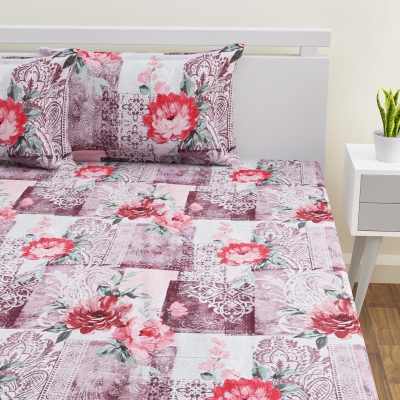 Buy Nimisha Printed Bedsheet Bedsheets from Vaaree