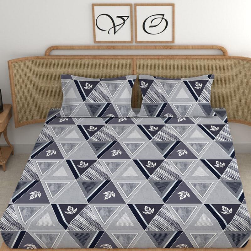 Buy Nora Printed Bedsheet - Grey Bedsheets from Vaaree