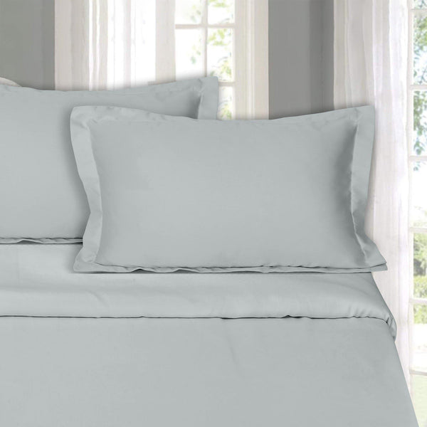 Bedsheets - Oakes Solid Bedsheet - Slate Blue