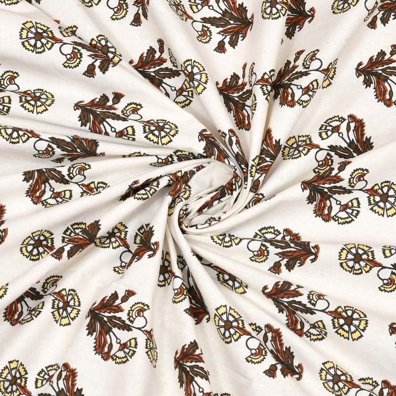 Buy Bedsheets - Oishi Printed Bedsheet - Brown at Vaaree online