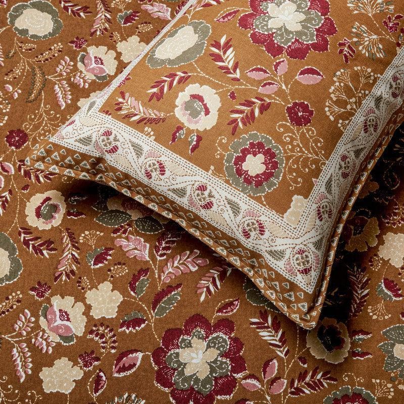 Buy Paloma Printed Bedsheet - Brown Bedsheets from Vaaree