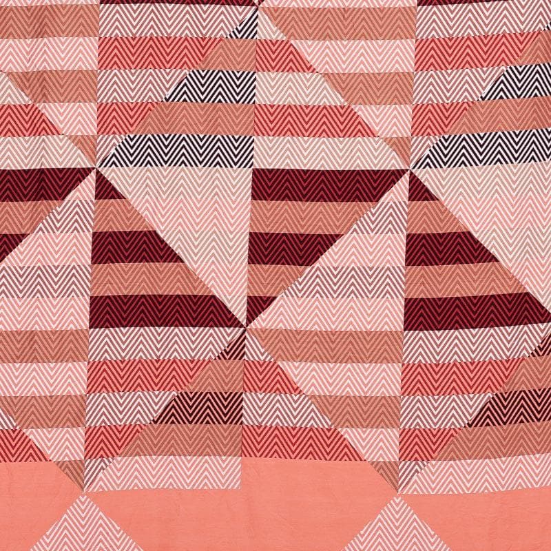 Bedsheets - Pampee Printed Bedsheet - Coral