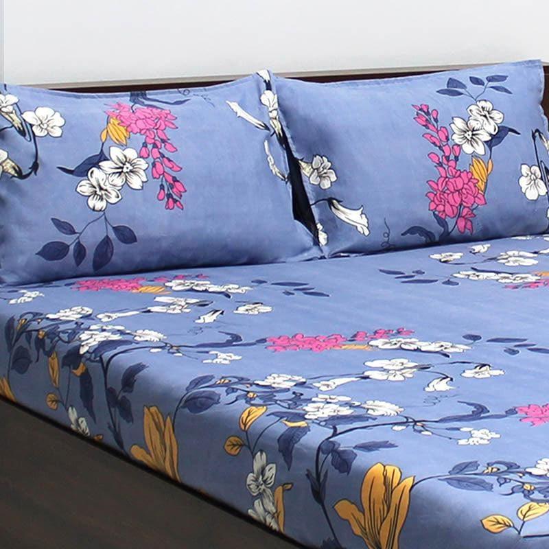 Buy Petal Purity Bedsheet Bedsheets from Vaaree