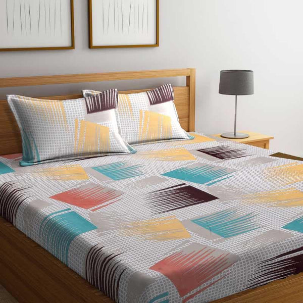 Buy Bedsheets - Photoshop Brush Printed Bedsheet at Vaaree online