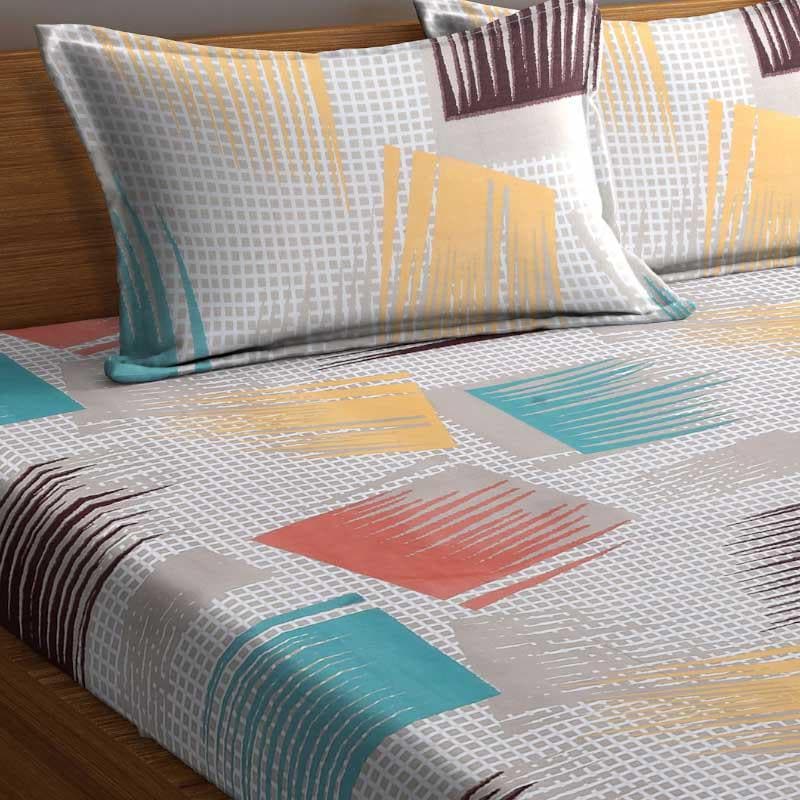 Buy Photoshop Brush Printed Bedsheet Bedsheets from Vaaree