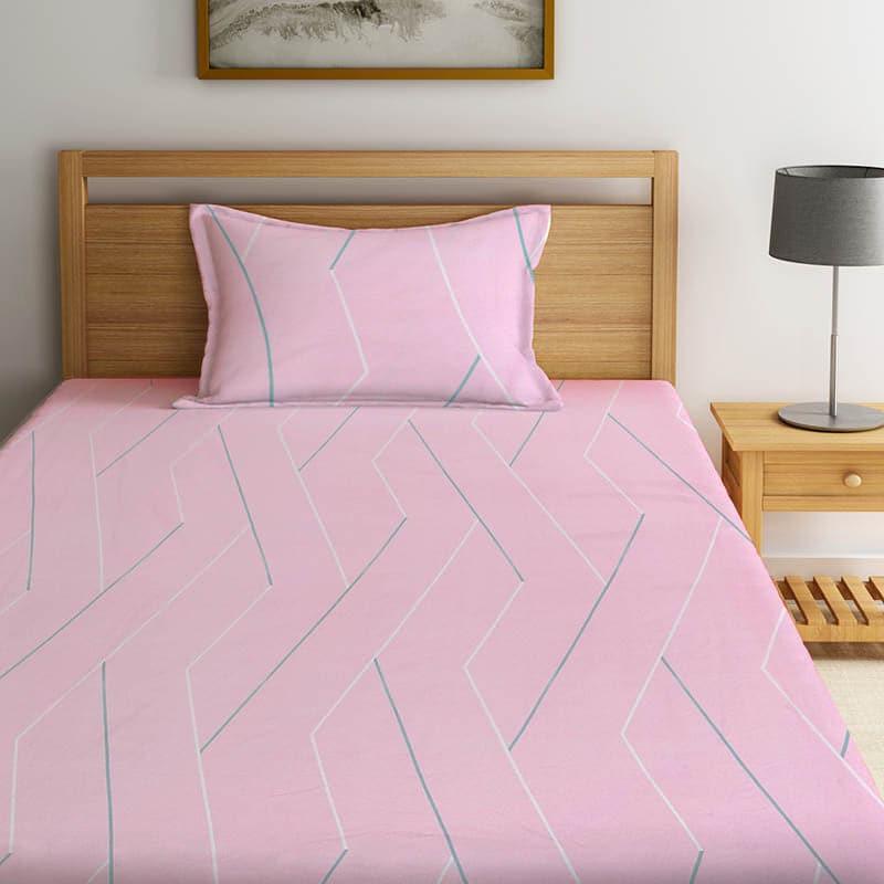 Buy Pink Palette Bedsheet Bedsheets from Vaaree