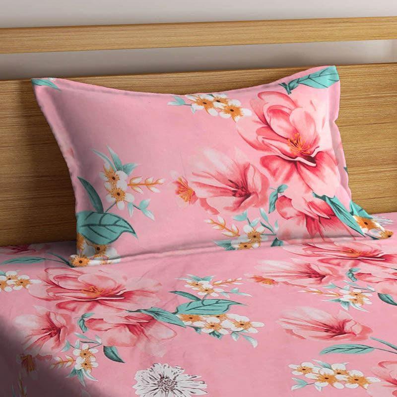 Buy Pink Posie Besheet Bedsheets from Vaaree