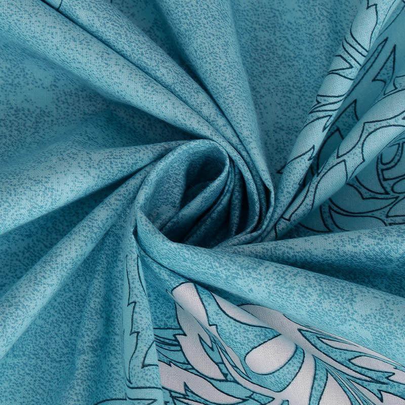 Bedsheets - Plum Plume Bedsheet - Turquoise