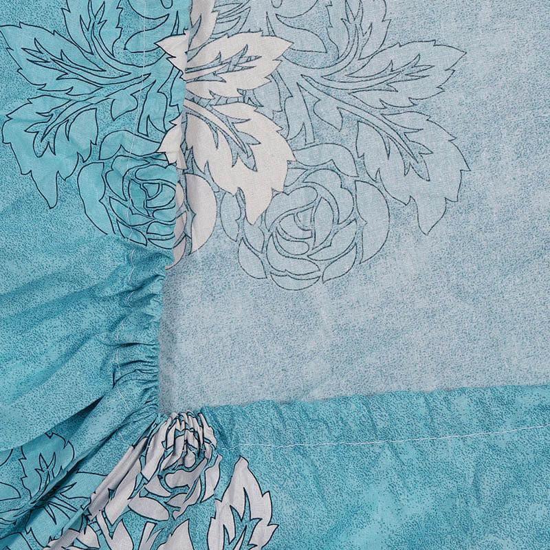 Bedsheets - Plum Plume Bedsheet - Turquoise